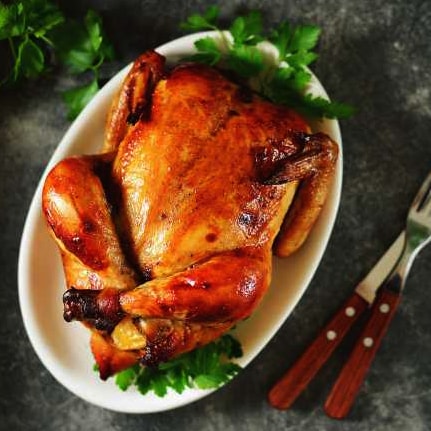 888 Курица запеченная в духовке в кисло-сладком маринаде